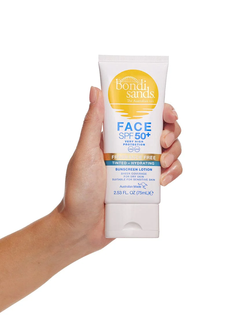 SPF 50+ Fragrance Free Hydrating Tinted Face Lotion - Image 3